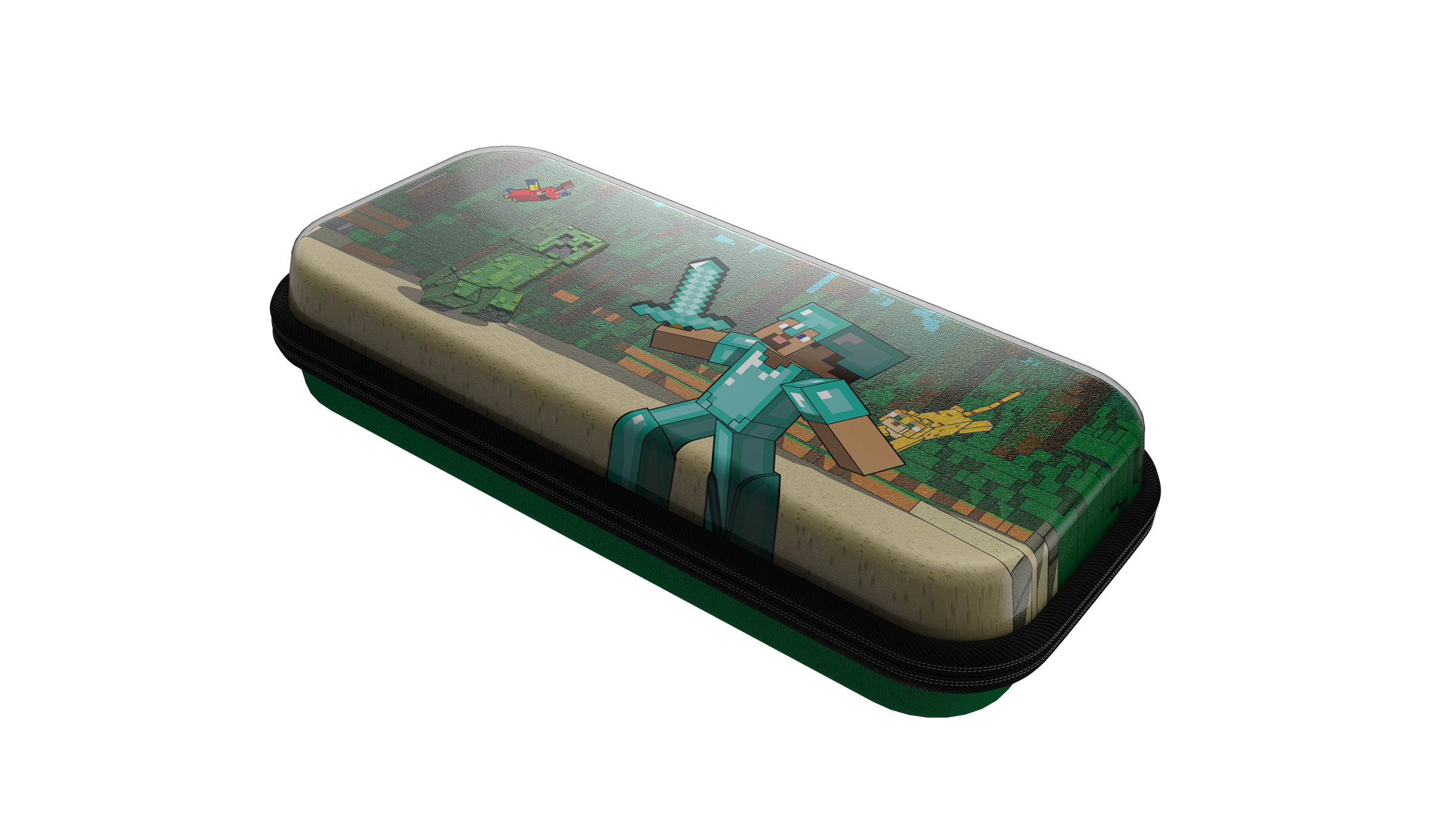 Turtle Beach PDP REALMz Travel Case Plus: Minecraft Forest Battle | Nintendo Switch - Image 3