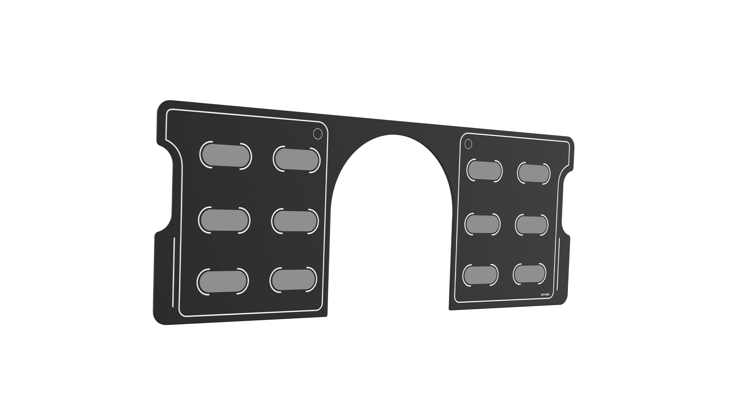 Turtle Beach VelocityOne Flight Status Indicator Panel, Blank Layout