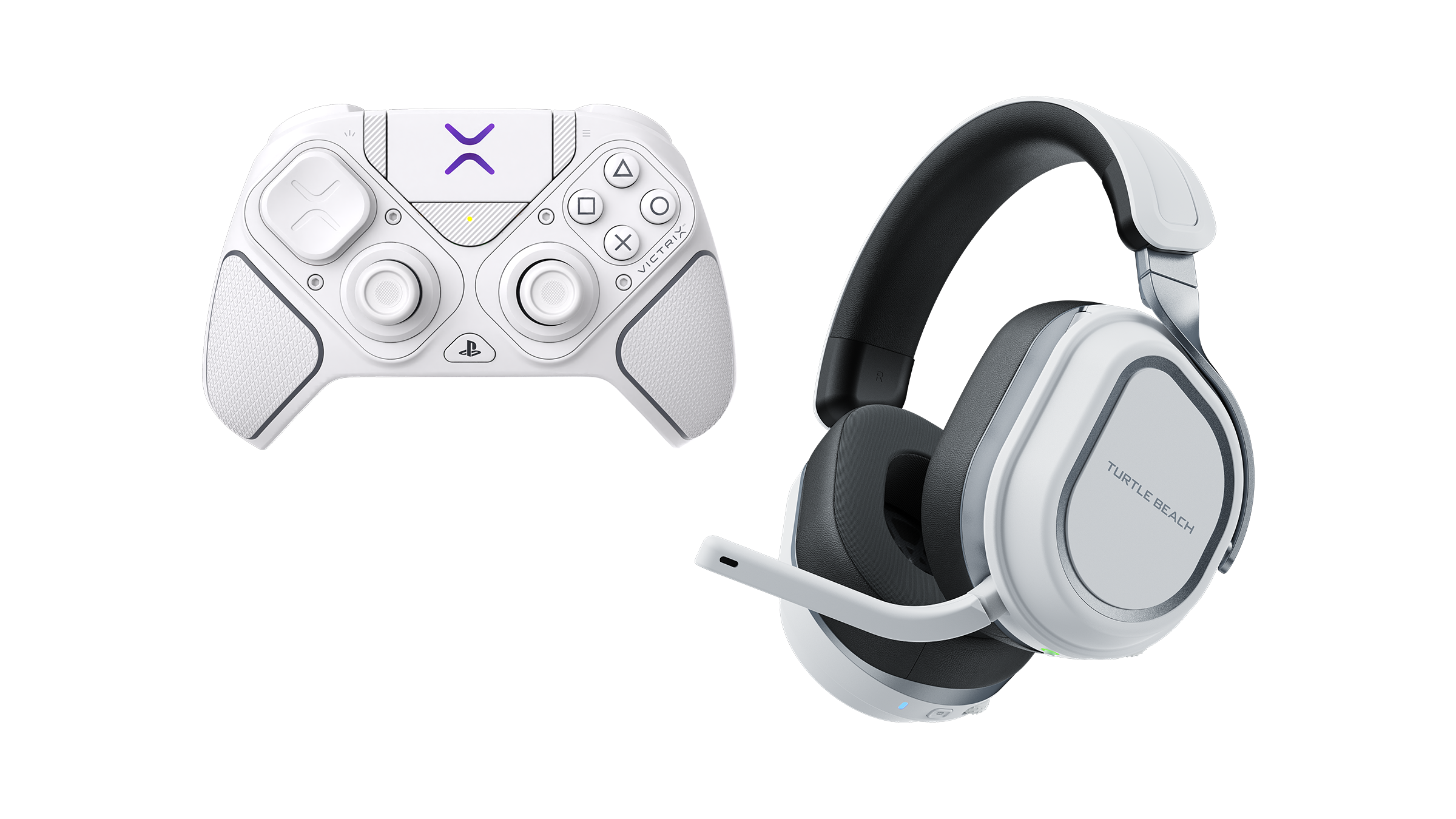 Turtle Beach Victrix Pro BFG Reloaded Wireless Gaming Controller + Stealth 700 Headset (Gen 3) PlayStation White Bundle
