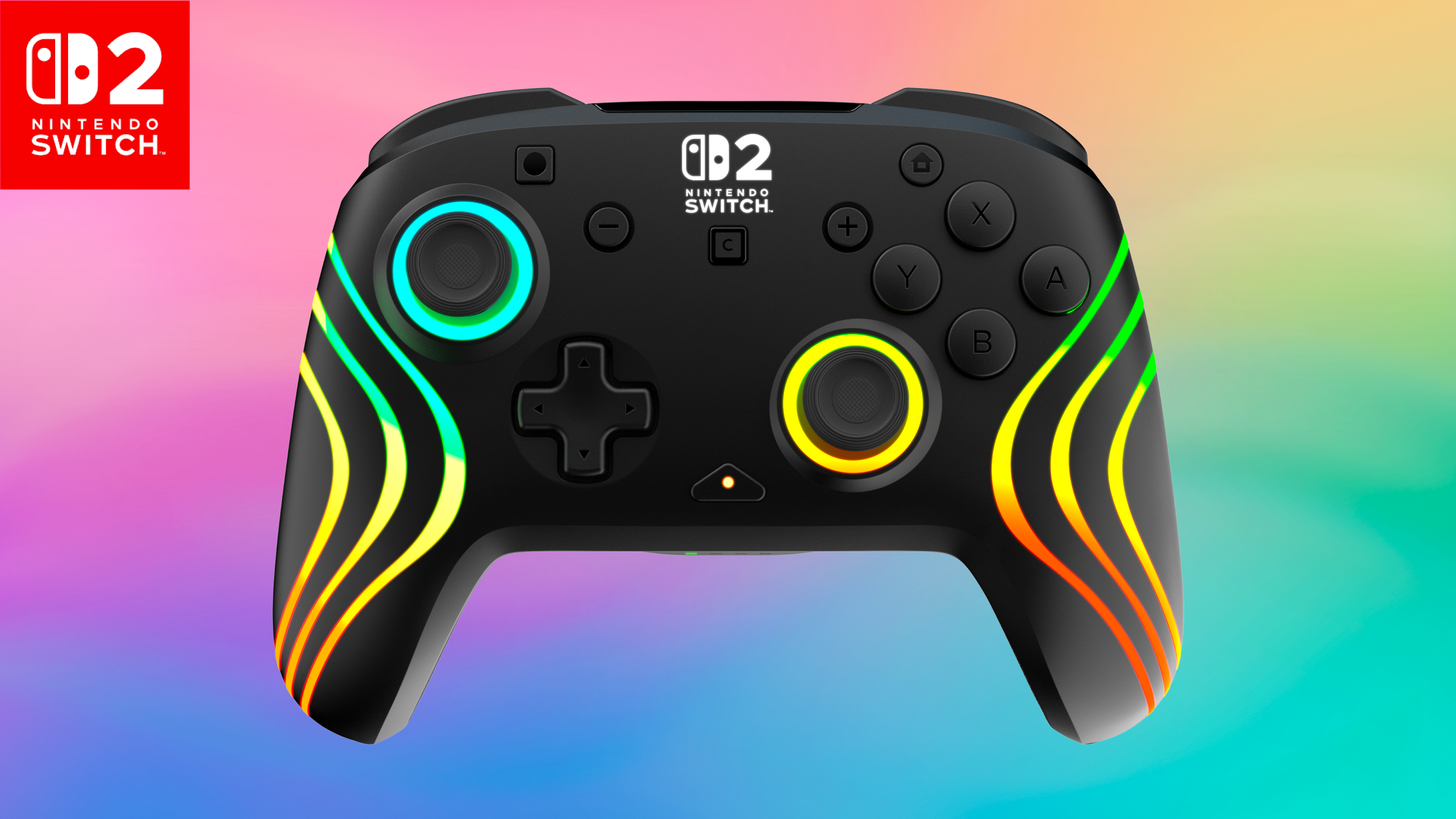 Turtle Beach Afterglow Wave Wireless Gaming Controller | Nintendo Switch 2