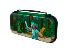 Alternative view of Turtle Beach PDP REALMz Travel Case Plus: Minecraft Forest Battle | Nintendo Switch