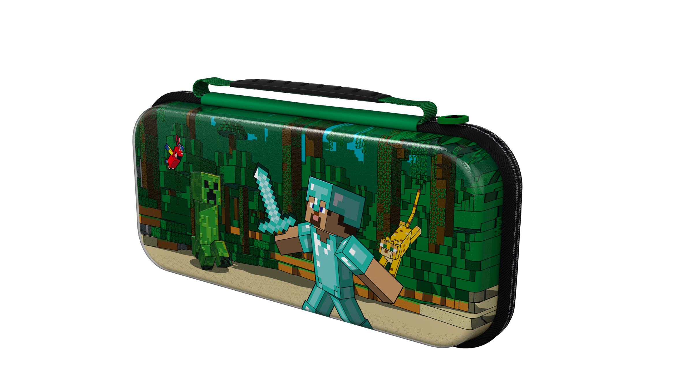 Turtle Beach PDP REALMz Travel Case Plus: Minecraft Forest Battle | Nintendo Switch - Image 2